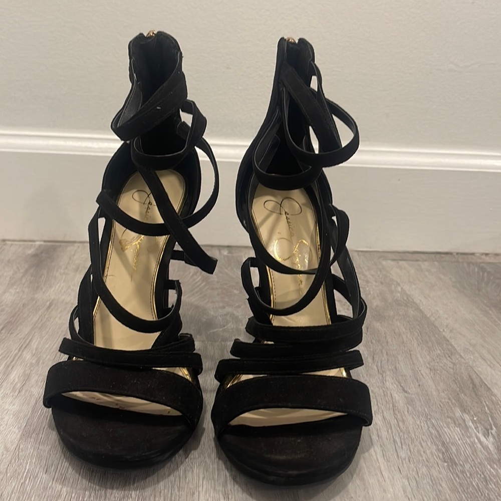 Jessica Simpson velvet Heels
